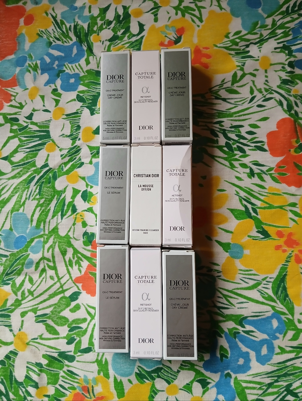 Dior Mini SAMPLES Le Serum, Day Creme, Retinol Skincare Luxury Designer